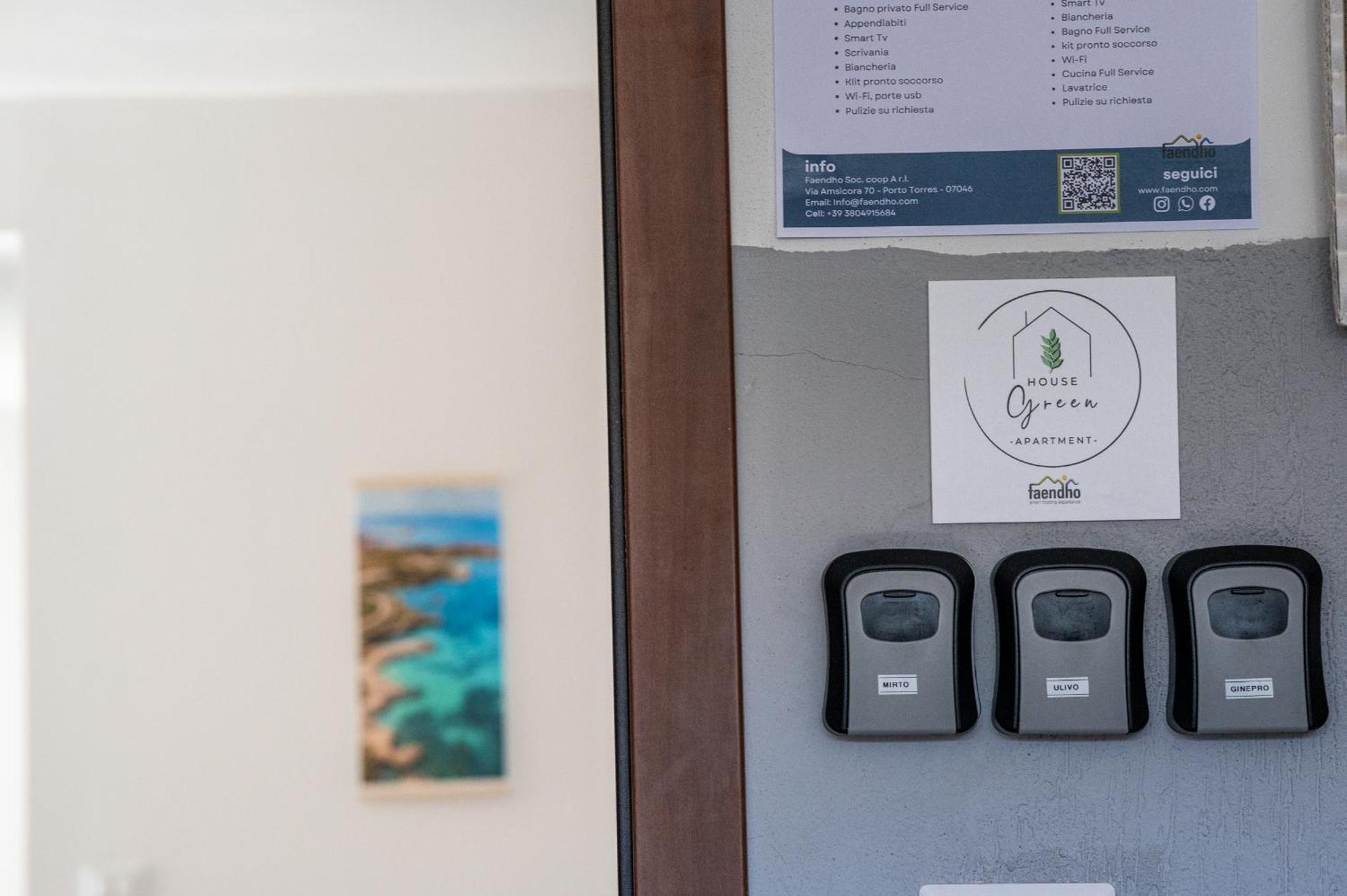 Guest House - Affittacamere Green Apartment - By Faendho Porto Torres Εξωτερικό φωτογραφία